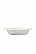Potteryjo - Daria Stoneware Ungfast Form 35 Cm Cotton White