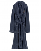 Lexington - Lesley Fleece Robe Dark Grey Medium